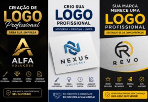 Eu vou criar uma logo moderna profissional para sua empresa.