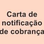 Eu vou Fazer carta de cobrança
