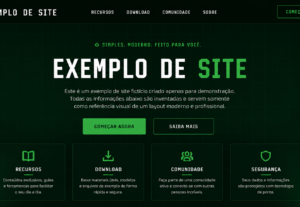Eu vou criar Landing Pages - Site de Divulgação