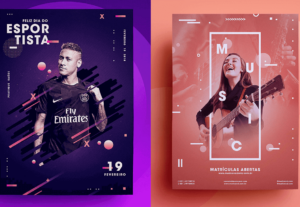 Eu vou fazer designs criativos para  suas redes sociais