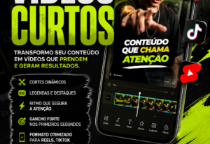 Eu vou Editar seus vídeos curtos