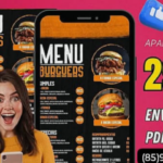 Eu vou fazer seu cardápio digital e entrego em PDF e PNG