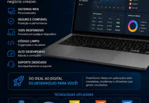 Eu vou Criar uma aplicação web completa e profissional.