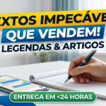Eu vou fazer Escrita e Revisão textos impecáveis.