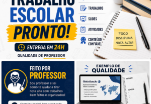 Eu vou fazer seu trabalho e te ajudar a tirar nota alta
