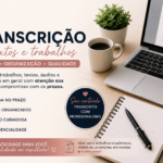 Eu vou transformar seus docs e áudios em textos organizados.