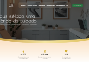 Eu vou criar seu site institucional ou landingpage