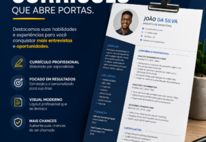 Eu vou fazer currículo profissional moderno