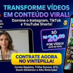 Eu vou editar seus vídeos curtos