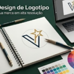 Eu vou criar um logotipo moderno e profissional.
