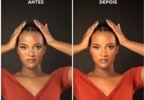 Eu vou editar cores e imperfeições da sua foto