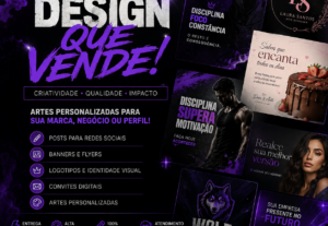 Eu vou fazer artes digitais para sua marca ou perfil
