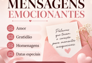 Eu vou escrever mensagens emocionantes e personalizadas.