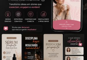 Eu vou criar stories profissionais para instagram