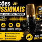 Eu vou criar locuções profissionais para e propaganda
