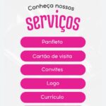 Eu vou Fazer seu currículo profissional ou Cartão de visita.