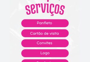 Eu vou Fazer seu currículo profissional ou Cartão de visita.