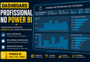 Eu vou criar dashboards profissionais no Power BI