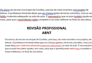 Eu vou revisar e formatar seu trabalho acadêmico ou artigo.