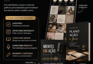 Eu vou  criar sua arte, logotipo, capa Ebook