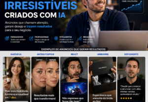 Eu vou criar o melhor anúncio de ia para seu produto/serviço
