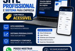 Eu vou resolver problema de empresa pequena criar seu site.
