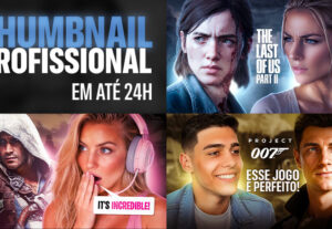 Eu vou fazer uma Thumbnail Profissional em até 24h