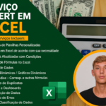 Eu vou Fazer tarefas, projetos e trabalhos do Microsoft Exce...