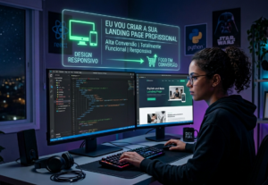 Eu vou desenvolver uma Landing Page moderna