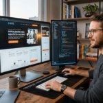 Eu vou colocar as ideias de uma landing page profissional.