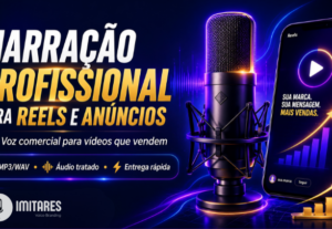 Eu vou gravar narração para anúncio reels ou vídeo de vendas