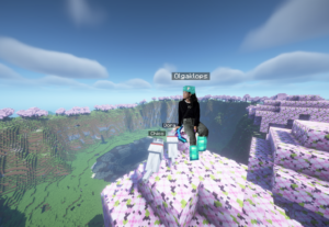 Eu vou fazer montagem aesthetic no Minecraft sua