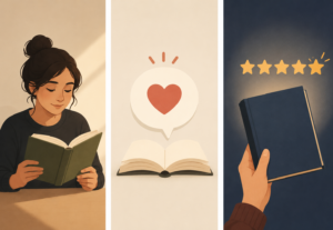 Eu vou ler o seu livro, revisar e dar dicas