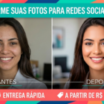 Eu vou editar sua foto para postagem nas redes em 24hrs