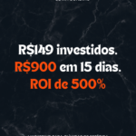 Eu vou criar e gerenciar seu Tráfego Pago por 30 dias