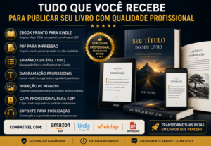 Eu vou diagramar seu livro para Uiclap e Kindle KDP