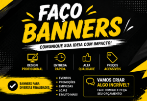 Eu vou fazer um banner para sua empresa