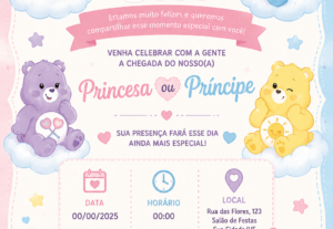 Eu vou Fazer Convites de Aniversário Interativo