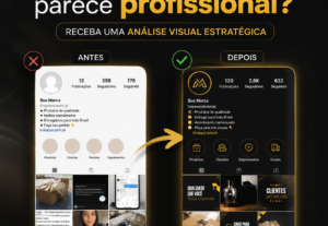 Eu vou fazer um diagnóstico visual do seu Instagram