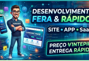 Eu vou desenvolver seu Site App ou SaaS a partir de 100
