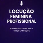 Eu vou ser a voz feminina do seu projeto