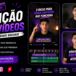 Eu vou fazer edições de vídeo para TikTok, Reels ou anúncios