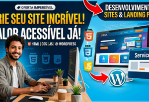 Eu vou Criar Sua Landing Page/site de Alta Conversão