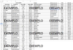 Eu vou organizar sua vida financeira, e declarar seu imposto...