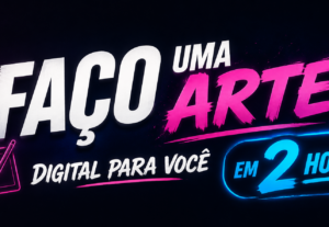 Eu vou criar um post digital para você em 2 horas ou menos