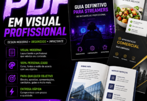 Eu vou transformar seu PDF em visual profissional