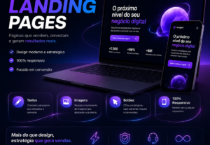 Eu vou Criar seu site ou página de vendas completa e animada...
