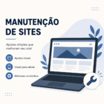 Eu vou fazer manutenção e ajustes em sites