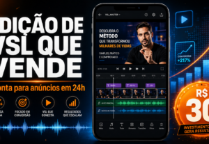 Eu vou editar seu vídeo VSL com foco em conversão e vendas