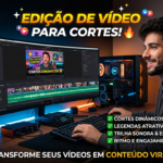 Eu vou Criar cortes para seu vídeo com excelência.